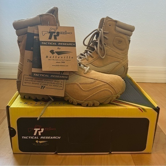 Wild Diva Other - Belleville Boots 7.5 Tactical Research TR303 Suede Desert Tan Combat Military